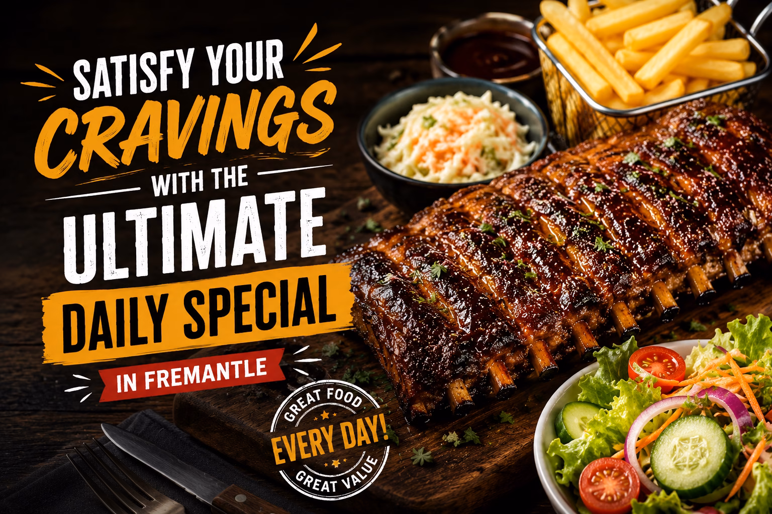 Satisfy Your Cravings With the Ultimate Daily Special in Fremantle