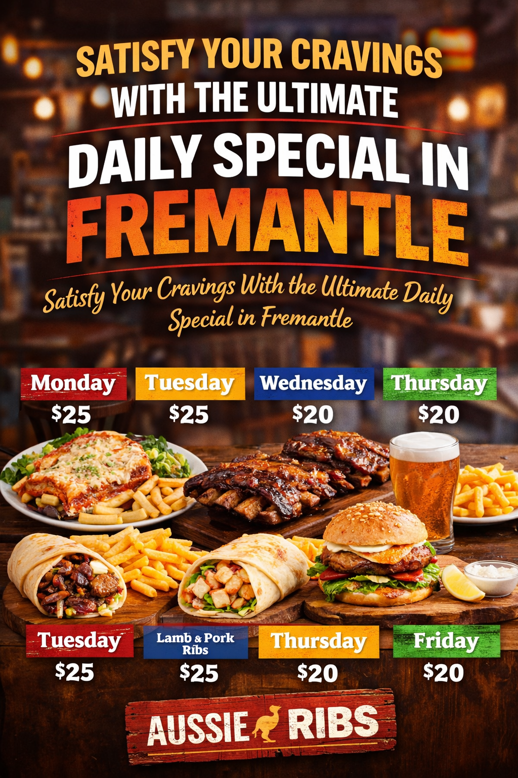 Satisfy Your Cravings With the Ultimate Daily Special in Fremantle