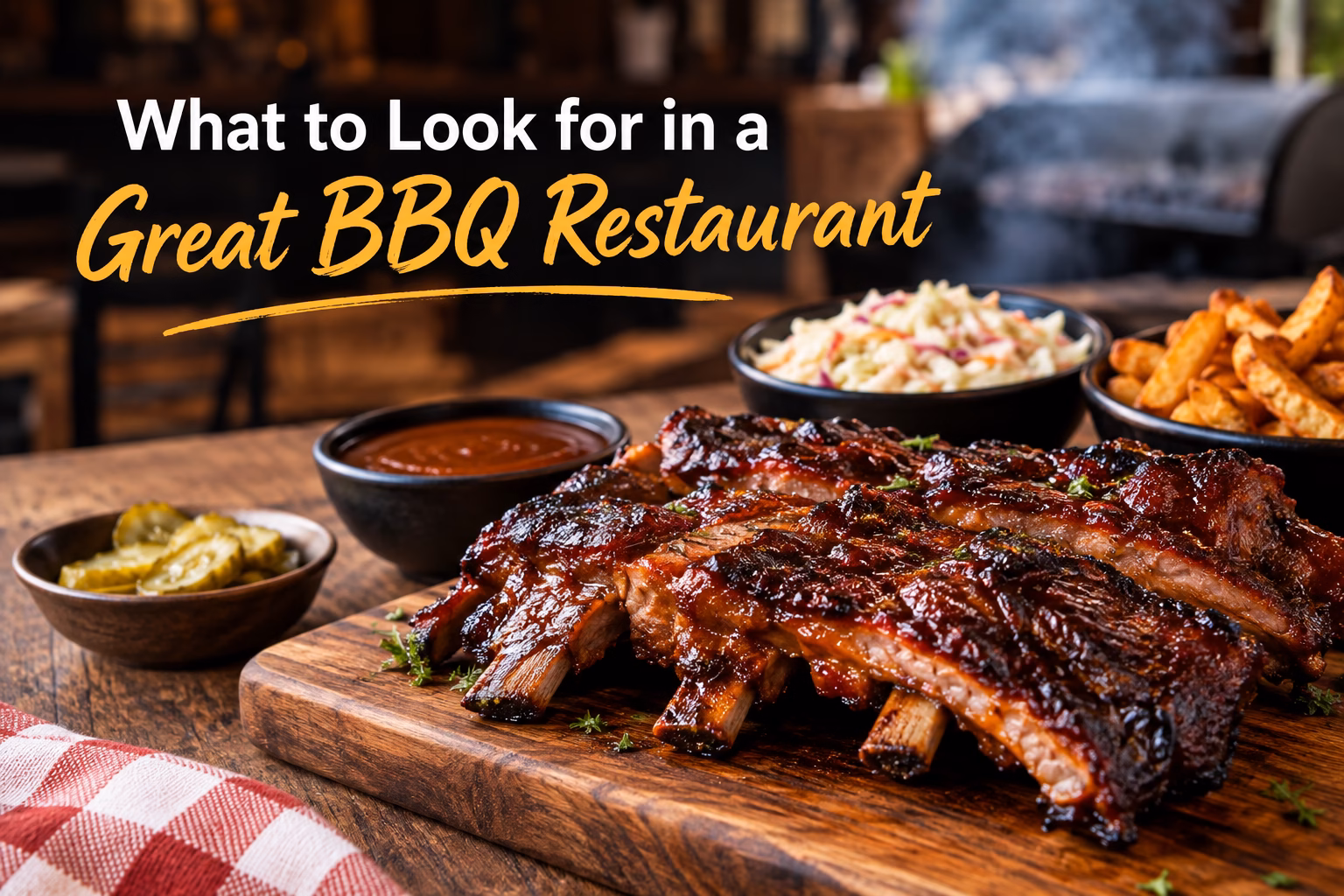 What to Look for in a Great BBQ Restaurant